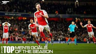 GOALS GALORE!   | TOP MEN'S GOALS OF THE 2024/25 SEASON | Rice, Saka, Calafiori and many more!