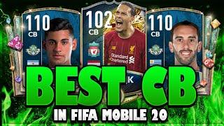 FIFA MOBILE 20: TOP 10 CB |THE BEST CENTER BACKS IN THE GAME!|