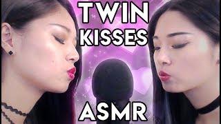 [ASMR] Twin Kissing Sounds 1 Hour (No Talking)