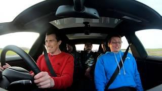 Hilarious reaction to Tesla Model S P100D acceleration