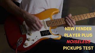 NEW @fender  Player Plus Mex Strat Noiseless Pickup Test - FUNK