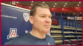 Tommy Lloyd talks about Arizona's upcoming matchups against the Oregon schools | GOAZCATS.com video