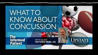 Concussions require immediate care, gradual recovery