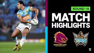 Titans v Broncos | Round 18 2020 | Telstra Premiership | NRL