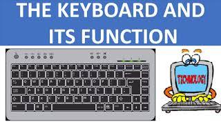 KEYBOARD AND ITS FUNCTION || FUNCTIONS OF THE KEYBOARD || BASIC COMPUTER || COMPUTER FUNDAMENTALS