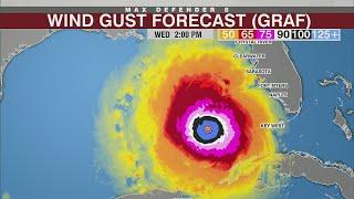 'Watch It Expand' WFLA's In-House Model Shows Fast Growth of Hurricane Milton | Tracking the Tropics