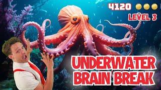 Underwater Indoor Workout for Kids | Movement Activity & Running Game | GoNoodle Brain Break