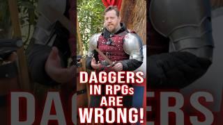 What video games get WRONG about DAGGERS!