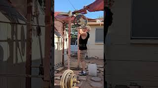 MILITARY PRESS- 165x3  sorry I hit time lapse on accident FRIDAY June 2nd Weeks ending Presses