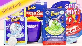 Tinti Badespaß Deutsch Wassersause - Verschiedene Badewasserfarben und Knisterzauber! Unboxing& Demo