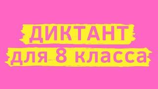 Диктант 8 класс «Ночью на берегу»