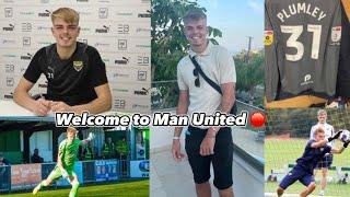 Done Deal  Manchester United sign Kei Plumley as free agent , Welcome to Man united Kei Plumley