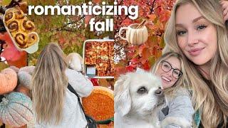 Romanticizing Fall | pumpkin cinnamon rolls, Q&A, lasagna, walks in the park, sourdough starter...