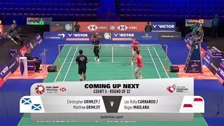 leo/bagas [INA] vs christopher/matthew [scot] | R32 DENMARK OPEN 2024