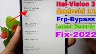 Itel Vision 3 Android 11 Frp Bypass | itel vision 3 (S661L) Google Account Remove Latest Security