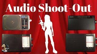 Sony ICF-506, ICF-19, ICF-306 and Panasonic RF-2400D Audio Shoot-Out