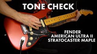 TONE CHECK: Fender American Ultra II Stratocaster Maple Demo | Cream City Music