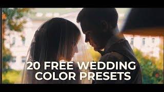 20 FREE Cinematic Wedding Color Presets for Premiere Pro