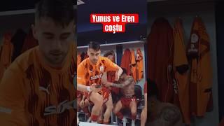  Yunus Akgün ve Eren Elmalı coştu #Galatasaray