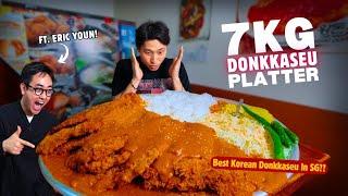 WAHNSINNIGE 7-kg-Herausforderung für koreanisches Donkatsu! | BESTES authentisches Donkatsu in Si...