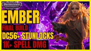 PF: WotR GOTY- Final EMBER Build: DC56+ STUNLOCKS, 1K+ SPELL DMG & HEXES Buff/Debuffs! [Last Patch]