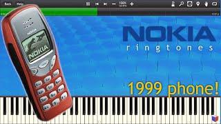 NOKIA 3210 RINGTONES IN SYNTHESIA - Piano Tutorial