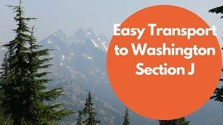 Easy Transport to Washington PCT Section J!