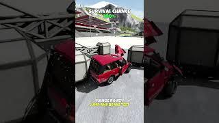 Survival chance, Jump and brake test #beamngdrive