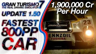 Best 800pp Car Update 1.50 - Gran Turismo 7 - Sardegna & Spa Tune (GT7 1.49 Fastest Money Grind)