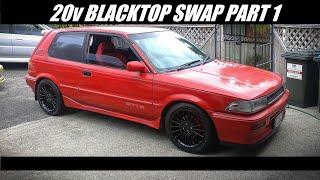 4AGEED Garage AE92 Blacktop 20v swap - Part 1