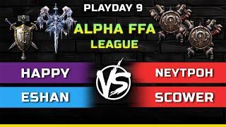 WC3 | Playday 9 | 4-Way FFA Showmatch | ALPHA FFA League