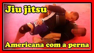 JIU JITSU - Chave americana com a perna (Passo a passo)