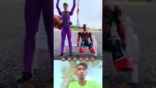  newJoker's#funny leg test with#hulk Spiderman#970 #marvel#6r #spiderman#shorts #544 #7500