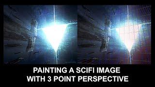 Painting A Scifi Image With 3 Point Perspective