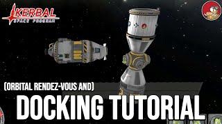 KSP - How to dock with a space station - Tutorial for Beginners