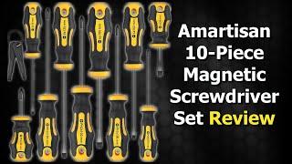 Amartisan 10 Piece Magnetic Screwdriver Set Review