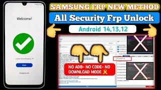  New Method-All Samsung FRP Bypass | Unlock 2024 All Android 12/13/14 | Google Account Remove.