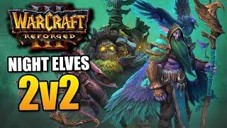 Night Elf 2v2 - female demon hunter!! ft. KendricSwissh // Warcraft 3: Reforged