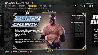 Showcase matches on WWE2K22