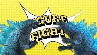 Figure Fight! Godzilla 2019 NECA vs S.H. MonsterArts Spit Fire Versions