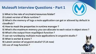 Mulesoft Interview Questions  Part-1