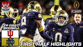 CFP First Round HALFTIME HIGHLIGHTS: Indiana Hoosiers vs. Notre Dame Fighting Irish | ESPN CFB