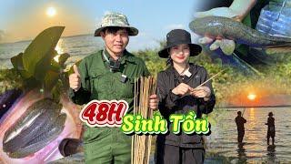 Cắm 150 Cần Câu & Bắt Được Cá Khủng – 48 Giờ Sinh Tồn Cùng Kiều Thơ & Nguyễn Chanh Vlog!