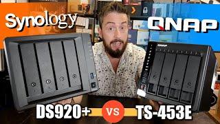 QNAP TS-453E vs Synology DS920+ NAS 4 Bay Comparison