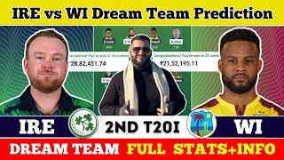 IRE vs WI Dream11 Prediction|IRE vs WI Dream11|IRE vs WI Dream11 Team Prediction|