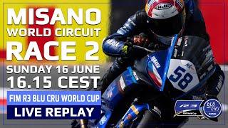 FIM R3 bLU cRU World Cup Live Replay - Round 3, Race 2 Misano World Circuit Marco Simoncelli