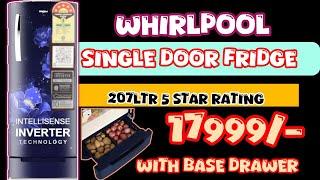 Whirlpool 207ltr 5 star Single door Fridge Review 2024 || Whirlpool single door Fridge 5 star 2024