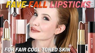 Fave Fall Lipsticks for Fair Cool Tones