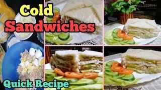 Cold Sandwiches by kitchen fantasy cooking | Quick Recipe of sandwiches  |2021 Ramzan Recipes