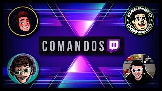 TOP 100 COMANDOS DE CANAIS NA TWITCH + INFINITAS IDEIAS PARA COMANDOS (Guia do Streamer)